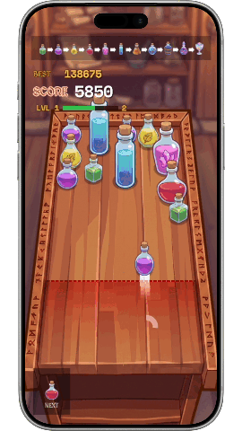 Potion Merge gameplay demo